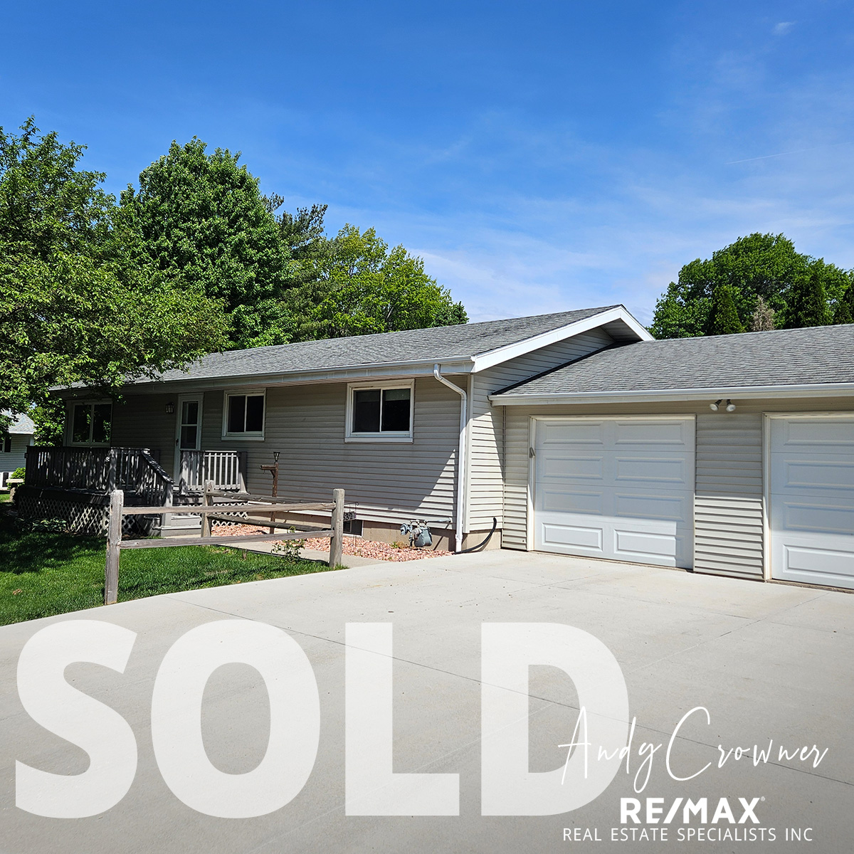 532 S 2nd Ave, Danville, Iowa — 3 bed ranch sold for $225,000